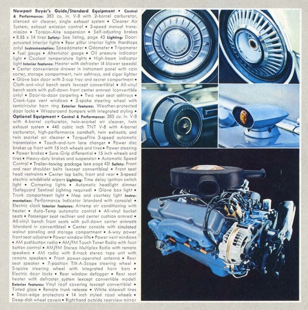 1968 Chrysler Brochure Page 31
